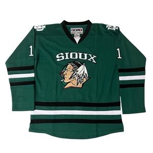 Zach Parise #11 North Dakota Fighting Sioux Stitched Hockey Jersey New Large XL